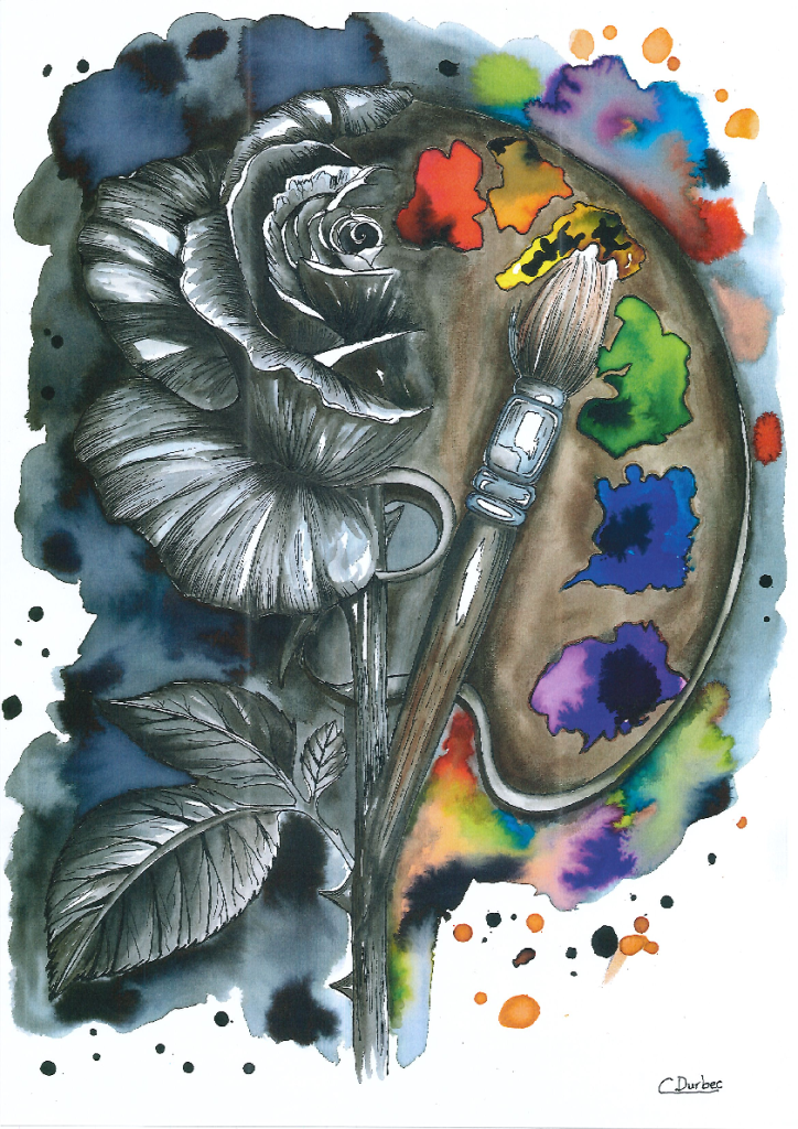 Personnage principal du roman contemporain de Catherine Durbec, "Le nénuphar". Paolo di Rosa a également une dualité : il est partagé entre les ombres du passé et les couleurs du présent, celles qu'il pose sur sa palette de peintre avec sa peinture végétale.